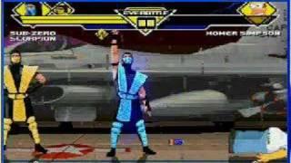 EVERYONE HATES HOMER....Scorpion and Sub-Zero's turn