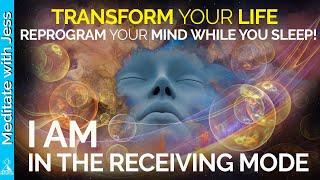 Transform. Get Into The Receiving Mode REPROGRAM WHILE YOU SLEEP. I Am Positive Affirmations Blessed