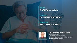 Successful BIMA - Bypass Surgery by Dr. Prateek Bhatnagar | #bestcardiacsurgeon  Virinchi Hospitals