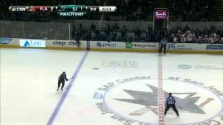 Roberto Luongo denies Patrick Marleau 11/20/14