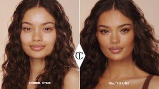 How to Apply Cream Bronzer for a Bronzed Glowing Goddess Summer Makeup Look | Charlotte Tilbury