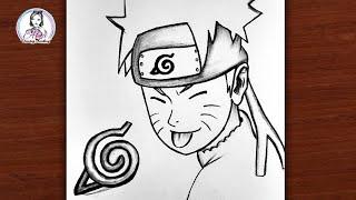 How to Draw Naruto Easy | Naruto Uzumaki Drawing Easy Step by Step | How to Draw Anime