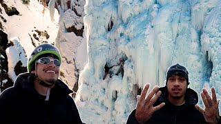 Ice Picking a 200 ft Cliff for a Reel