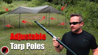 CRAZY Long Adjustable Tarp / Tent Poles from Green Elephant - They Are Amazing!