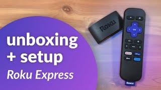 Roku Express HD unboxing and initial setup