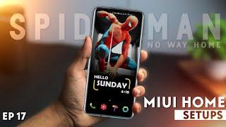 Amazing Spiderman Home Screen Setup For Xiaomi/Redmi/Poco Devices | MIUI Themes | TechRush #17