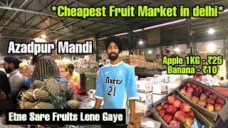 Etne Sare Fruits Lene Gaye  || Azadpur Mandi Delhi || Honey Lottey Vlogs