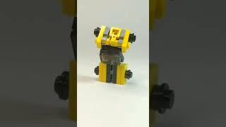 Bumblebee transform! stop motion!-lego transformers #shorts