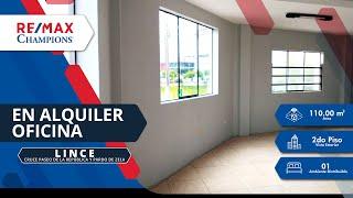 Oficina en Alquiler - Lince 2do Piso || RE/MAX Champions Perú