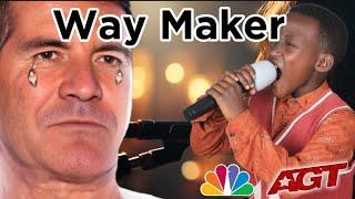 WAY MAKER Powerful Worship Song that Crawl Simon and Audience at America's Got Talent Stage AGT 2024