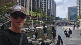 Seoul, South Korea LIVE: It's a Ghost Town and cheonggyecheon!