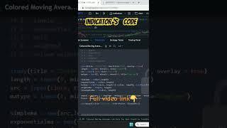 How to create Indicator #pinescript #tradingviewindicator #indicatorscode