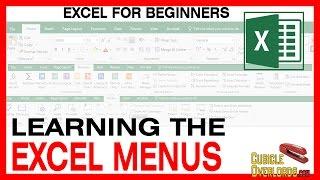 A tour through the Excel Menus - Microsoft Excel for beginners