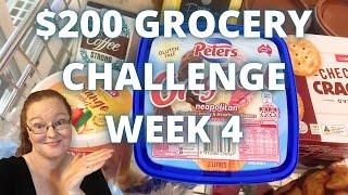 $200 Grocery Challenge / Trying to make it work / Week 4 of 5