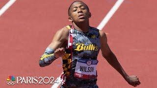 Quincy Wilson sets U18 world record, Michael Norman wins 400m heat at U.S. Trials | NBC Sports