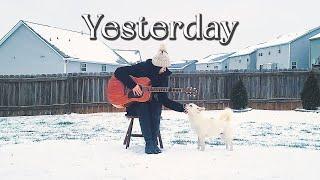 Yesterday - The Beatles (Jaehee & Jindo Dog 진돗개 Cover)