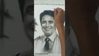  captain Sumit Sabharwal#art #pencilsketch #YouTube short video