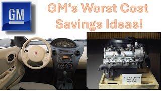 Top 10: GM's WORST Automotive Cost Savings Ideas - Can You Guess #1???