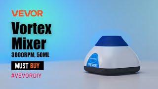 VEVOR Vortex Mixer, 3000RPM, 50ML, for Test Tube, Tattoo Ink, Nail Polish, Eyelash Adhesives, Paint