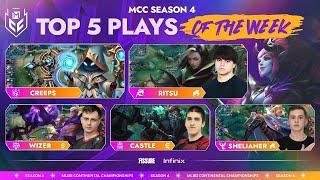 MCC | Top 5 Plays - Неделя 2 | Mobile Legends: Bang Bang