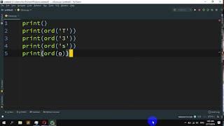 How to Find ASCII Value of Character in Python