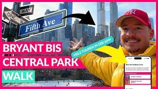 NEW YORK CITY Walking Tour: 5th Ave von Bryant Park bis Central Park