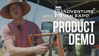 Rollercam Best Tie Down Strap Demo | Adventure Van Expo 2024