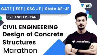 Design of Concrete Structures | Civil Engineering | GATE | SSC JE | State AE-JE | Sandeep Jyan