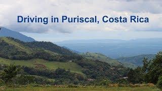 Driving in the Puriscal Highlands of Costa Rica