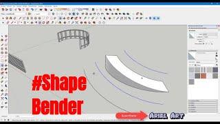 como se usa shape bender- como poner elementos curvos en sketchup