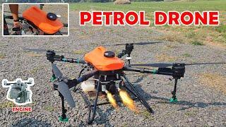 PETROL DRONE| AGRICULTURE ENGINE DRONE AERO DRONE TECHNOLOGIES| 16L DRONE