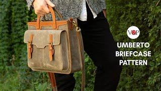 How to Make the Umberto Briefcase (Link to Pattern in Description)