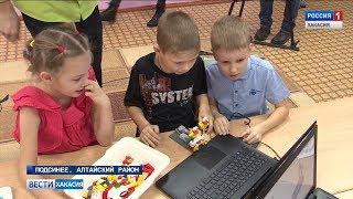 В селе Подсинее дошколята учатся собирать роботов. 13.11.2017
