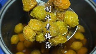 每年4月份都会做的小零食，只需一个电饭锅1天时间就能做出青梅露