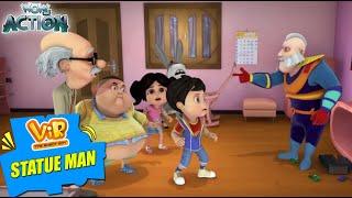 Vir The Robot Boy New Episodes | Statue Man | Hindi Kahani | Wow Kidz Action |#spot