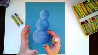 Snowman Value Drawing