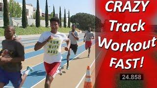 Crazy Track Workout! 350M, 250M, 150M X 2 Run FASTER!