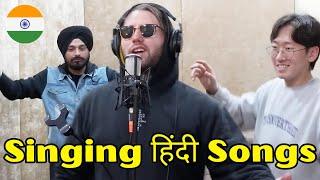 Foreigner sings viral Hindi Songs | India Vlog