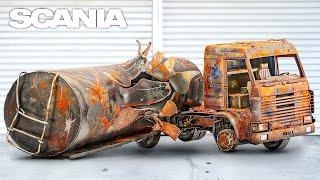 Restoration Abandoned Scania 143 | Rusty Car Customization