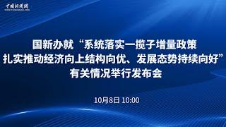 国新办就“系统落实一揽子增量政策 扎实推动经济向上结构向优、发展态势持续向好”有关情况举行发布会