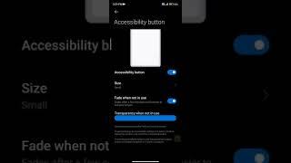 New setting enable accessibility menu with gesture bar in xiaomi phones #shorts #shortvideo