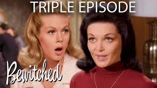 Bewitched I Samantha vs Witches I TRIPLE FEATURE I Classic TV Rewind