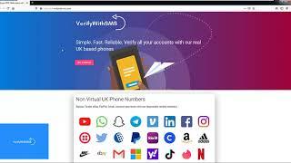 Bypass SMS verification with UK phone numbers | UK.VerifyWithSMS.com | Real UK Numbers