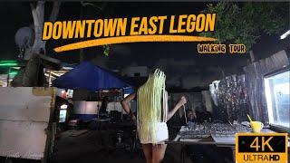   DOWNTOWN EAST LEGON Nightlife 4K Walking Tour - LAGOS AVENUE -BAWALESHI - OKPONGLO ACCRA-GHANA.