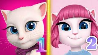 My talking Angela 1 VS My talking Angela 2