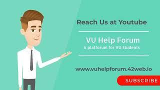 Introduction VU Help Forum