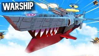 I Built The Biggest WARSHIP To BATTLE My Friend!