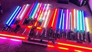 MY ENTIRE LIGHTSABER COLLECTION (INSANE)