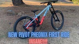 FIRST RIDE ON THE PIVOT!!! INSANE BIKE!!