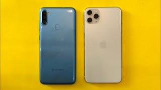 iPhone 11 Pro Max vs Samsung Galaxy A11